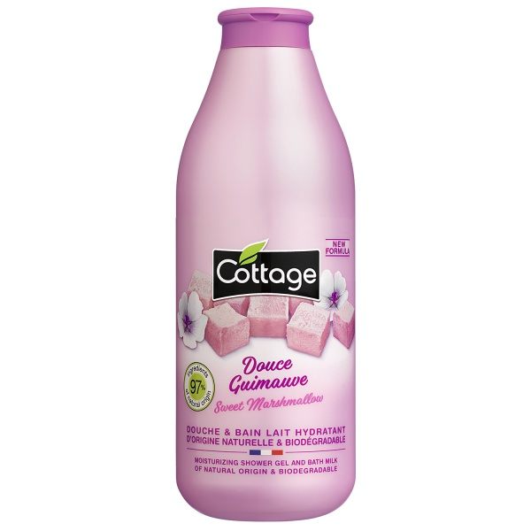 Cottage Moisturizing Shower Gel & Bath Milk - Sweet Marshmallow sprchový