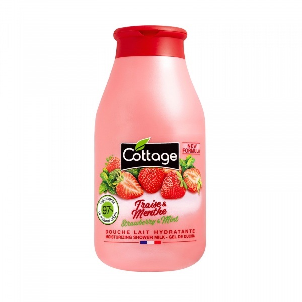 Cottage Moisturizing Shower Milk - Strawberry & Mint