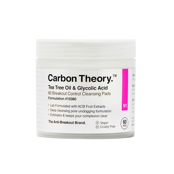 Carbon Theory Facial Cleansing Pads odličovací